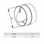 klapna fi 100mm - Slika 2