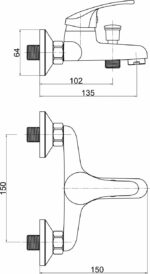 Baterija za kadu MINOTTI PICOLO 4411 - Slika 2