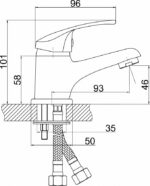 Baterija za lavabo MINOTTI PICOLO - Slika 2