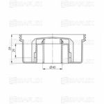 vertikalni slivnik Ø40 - Slika 3