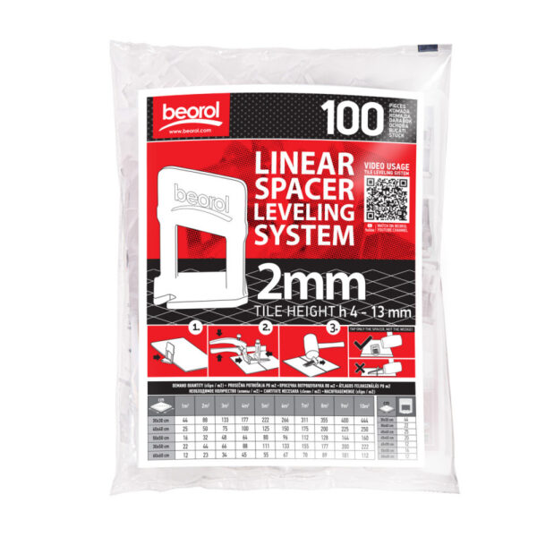 nivelatori 2mm 100kom