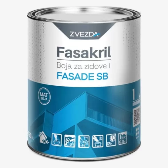 Fasakril boja za zidove